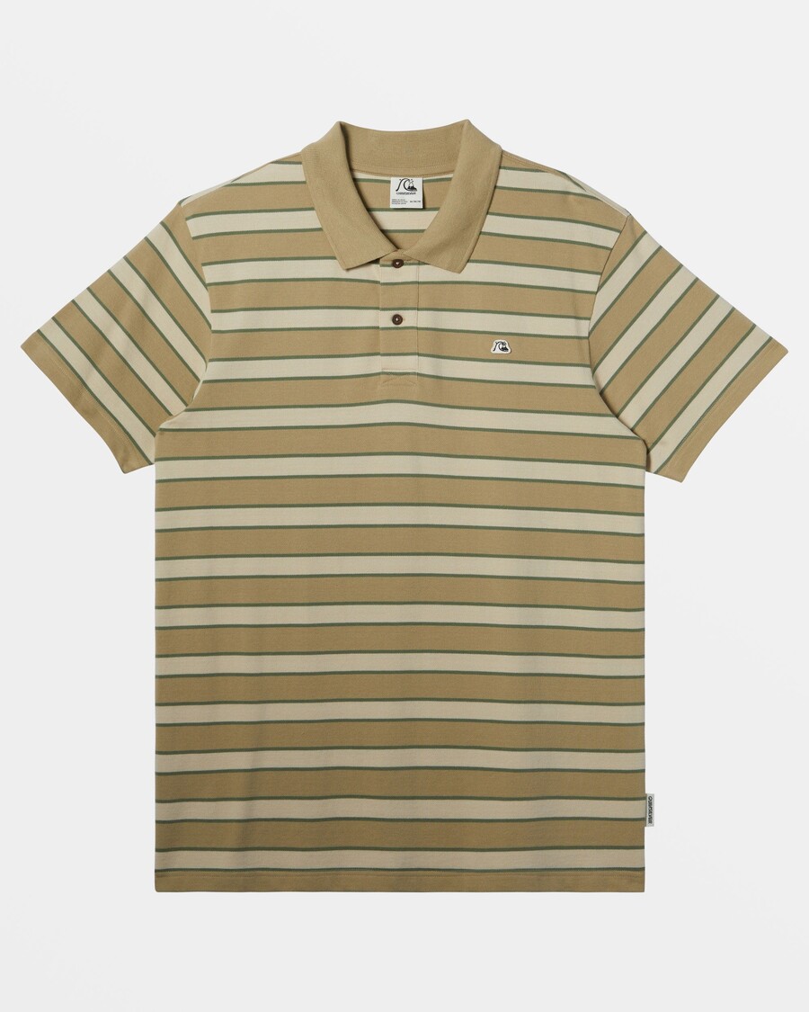 Quiksilver Dna Polo Crew Neck Top - Dna Polo Twill