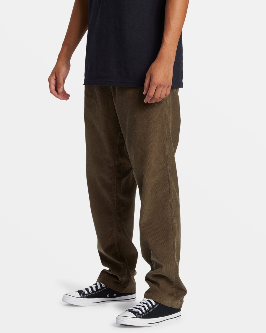 Quik Silver DNA Beach Corduroy Pants - Canteen
