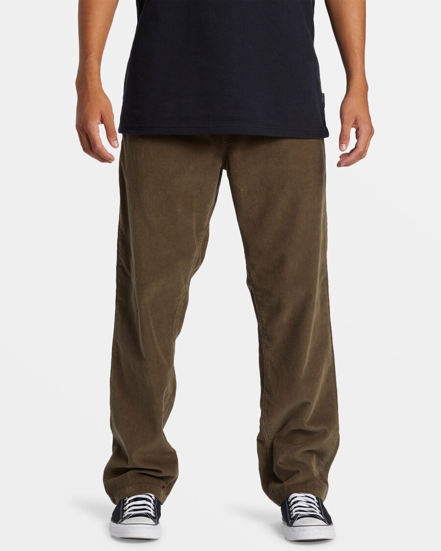 παντελόνι κοτλέ παραλίας Quiksilver Dna - καντίνα