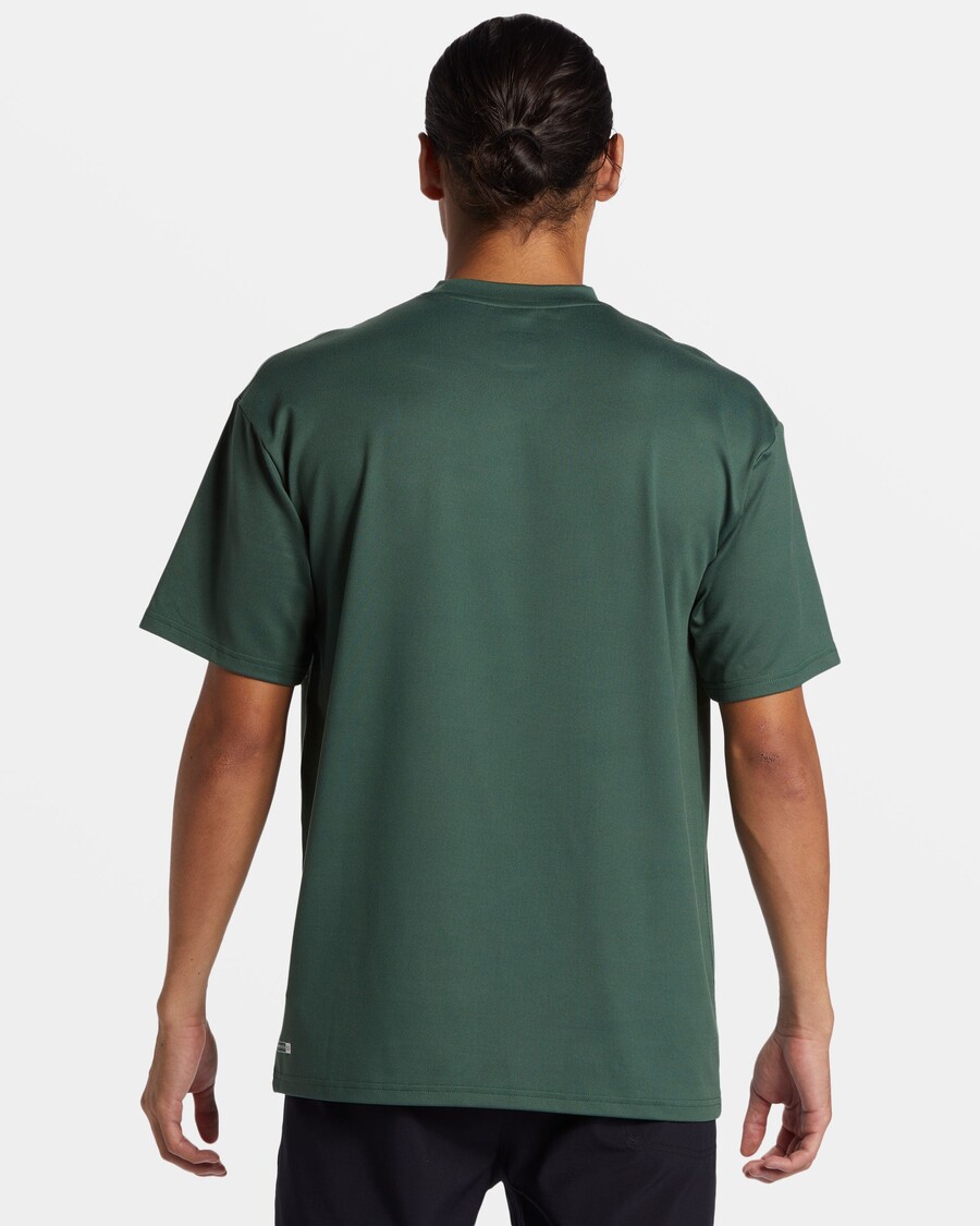 Quik Silver DNA Bubble Logo Short Sleeve Surf Tee - Forest