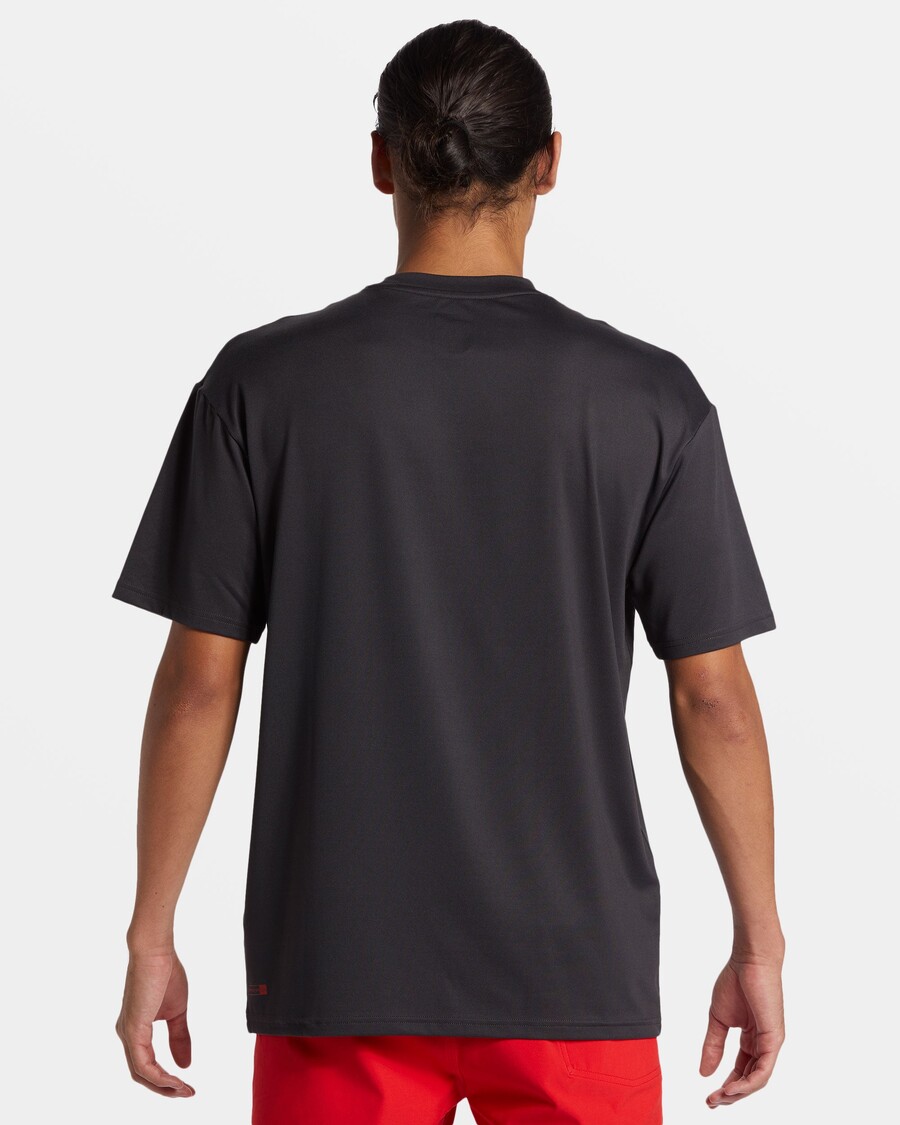 Tricou De Surf Cu Mânecă Scurtă Cu Logo Quiksilver Dna Clicker - Tarmac