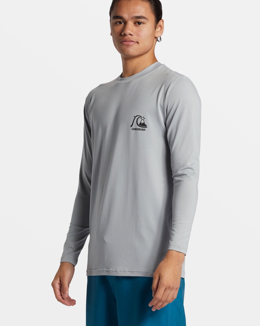 куиксилвер дна буббле мајица за сурфовање са дугим рукавима - каменолом