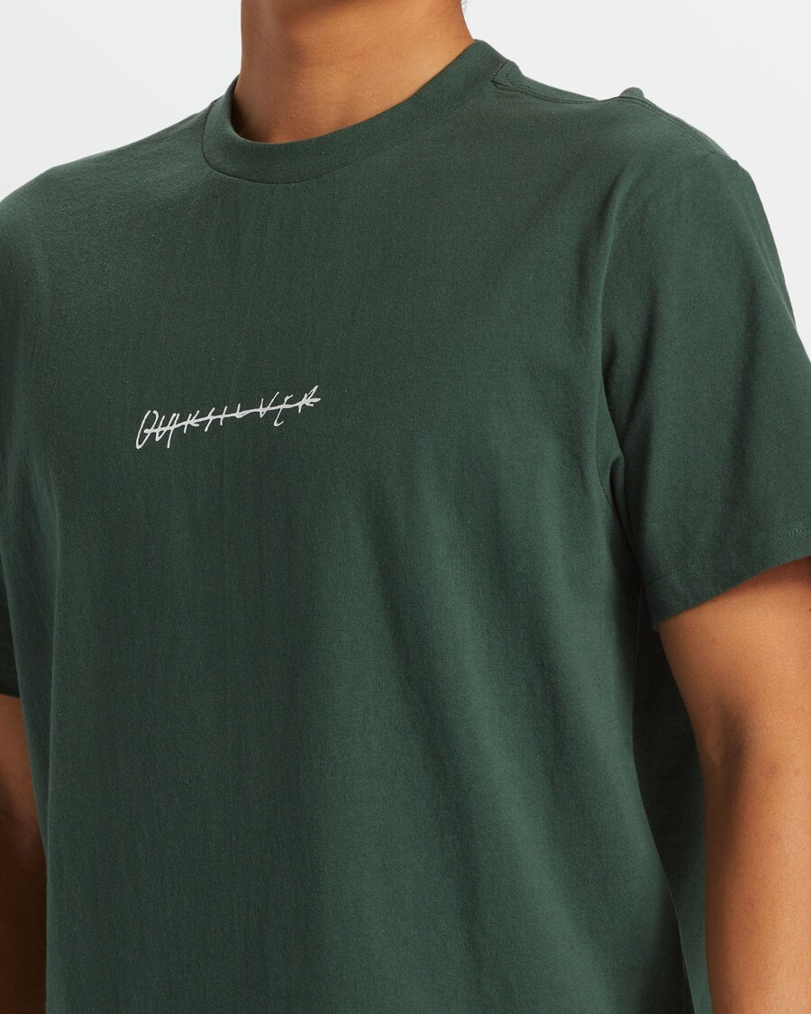 Quik Silver Rushed Logo Dna T-paita - Metsä