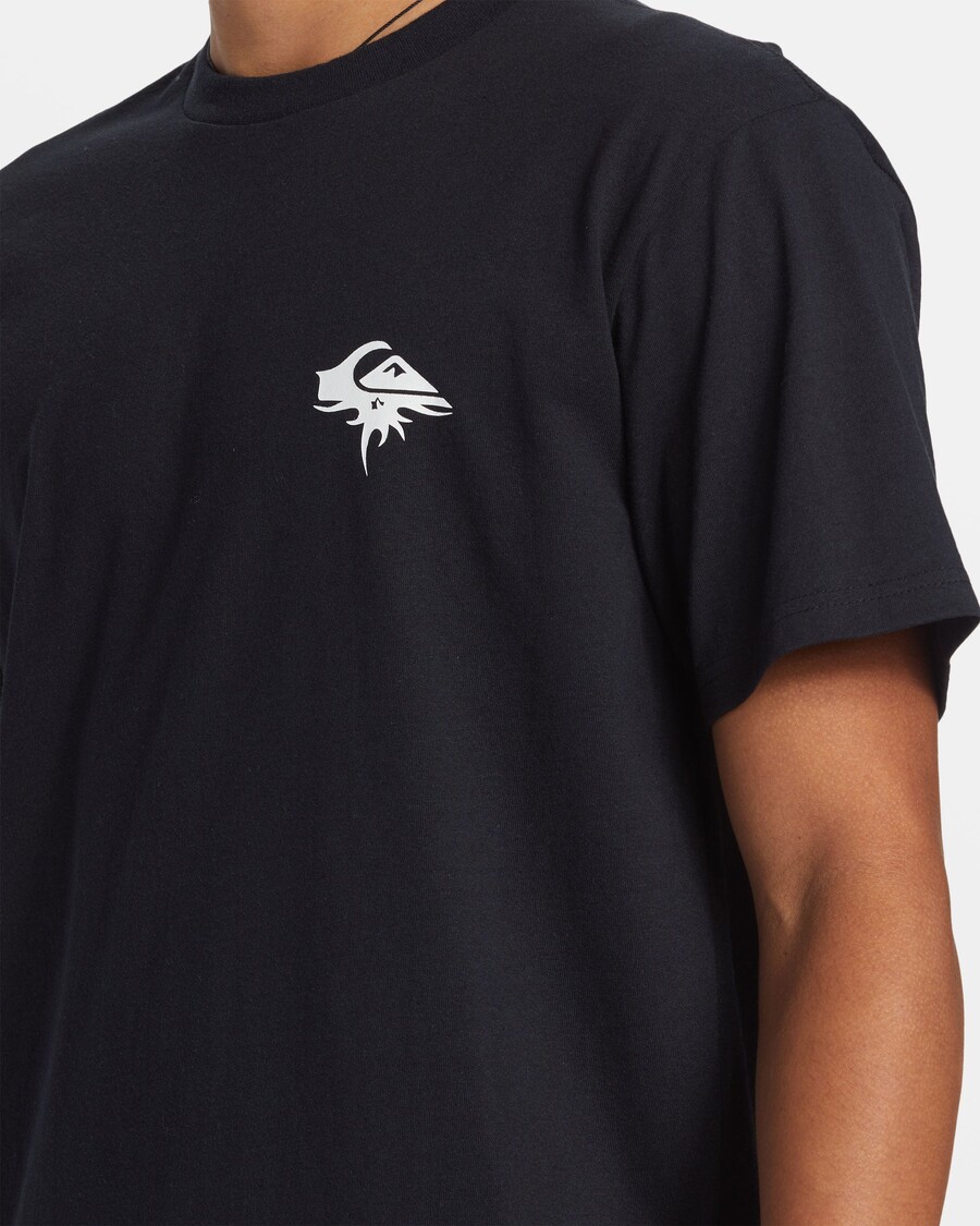 Quik Silver Thorn Logo DNA T-Shirt - Black