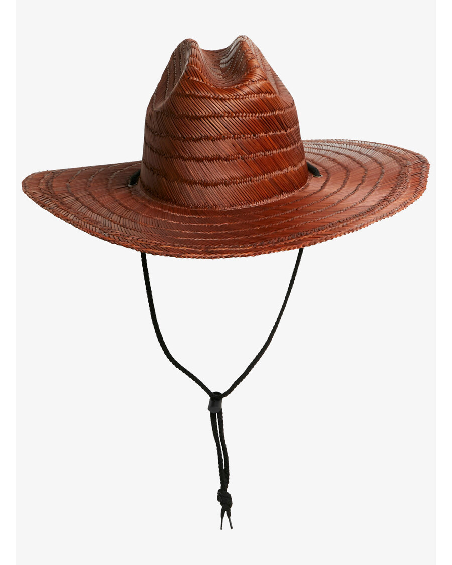 Quiksilver Waterman The Tier Strå Lifeguard Lue - Mørkebrun