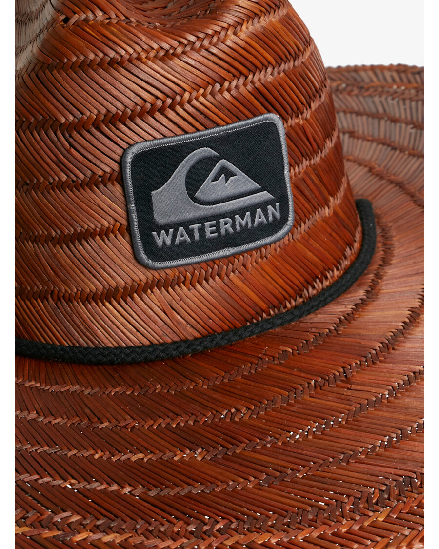 Quiksilver Waterman The Tier Strå Lifeguard Lue - Mørkebrun