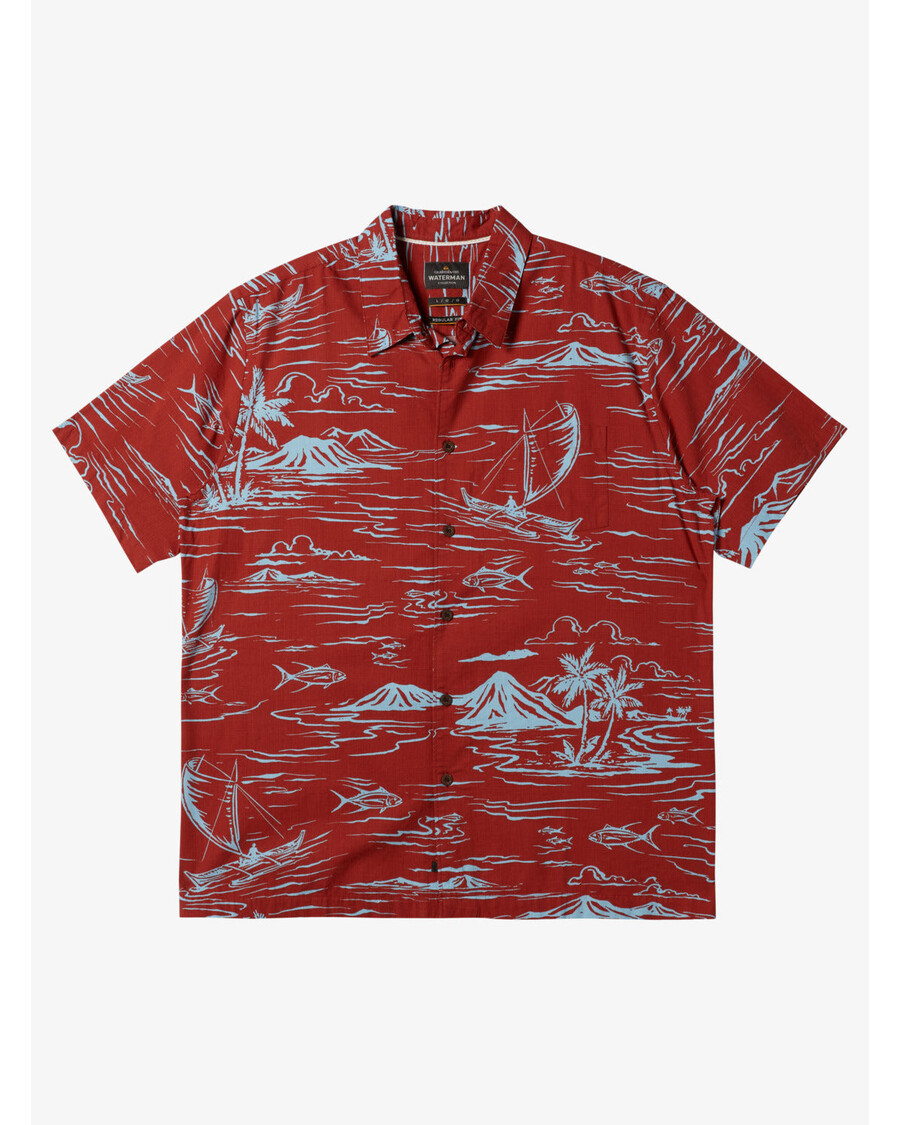 Quiksilver Waterman Daydreamer Shirt - Fire Daydreamer Tkaný
