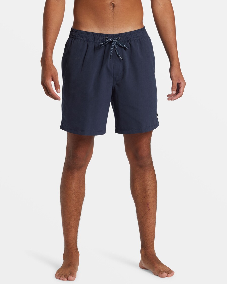 Quik Silver Everyday Solid 17" Swim Trunks - Dark Navy