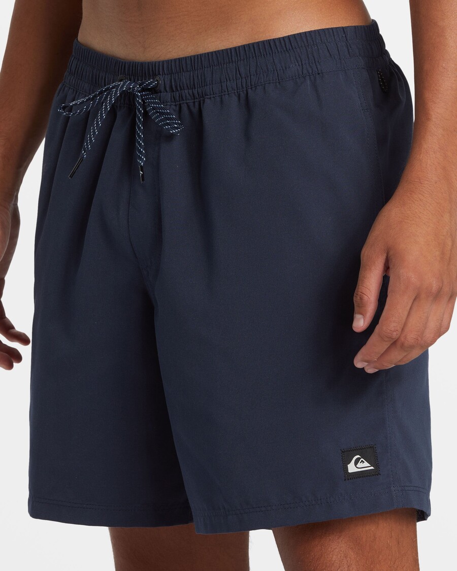 Quik Silver Everyday Solid 17" Swim Trunks - Dark Navy