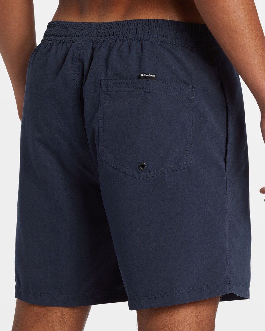 Quik Silver Everyday Solid 17" Swim Trunks - Dark Navy
