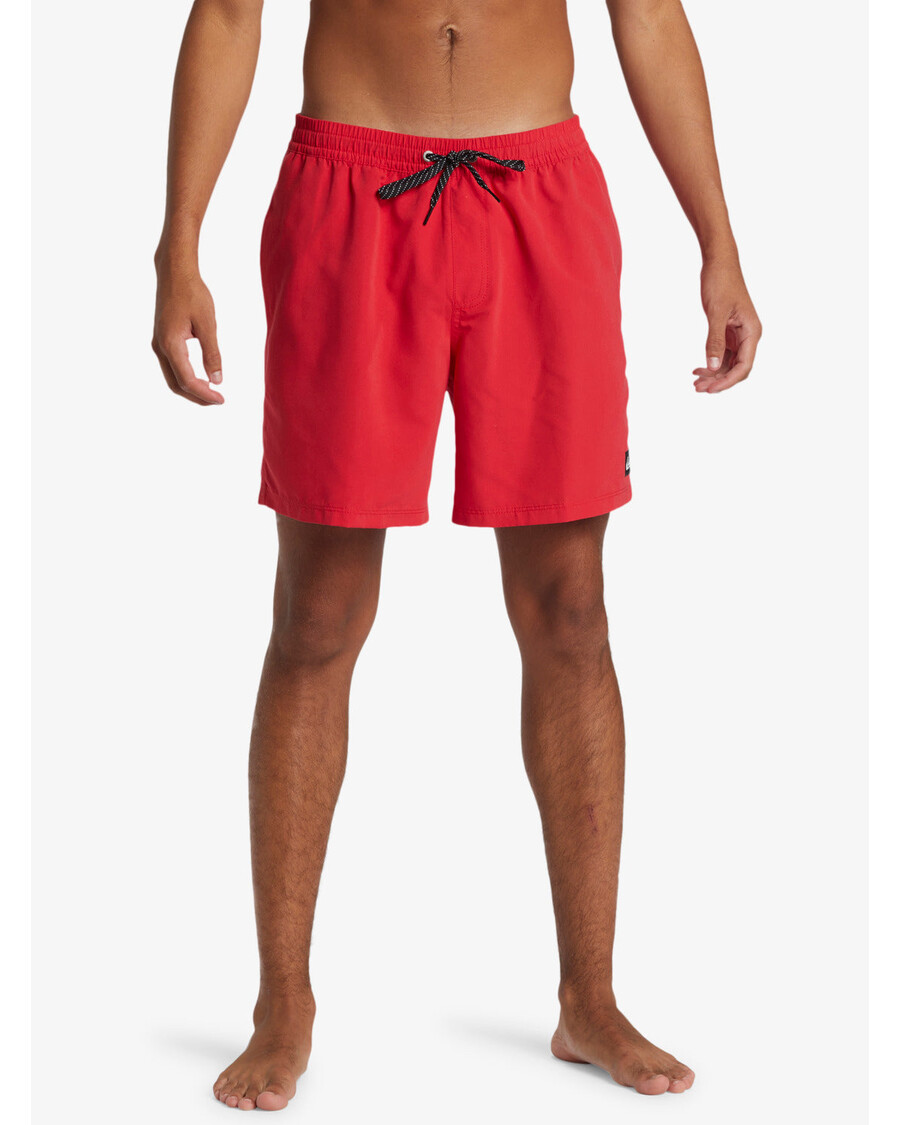 куиксилвер свакодневне чврсте купаће гаће од 17" - црвене боје високог ризика