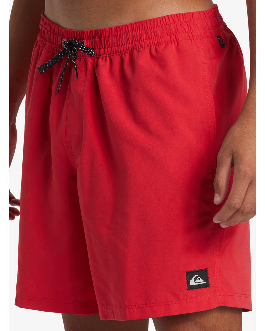 куиксилвер свакодневне чврсте купаће гаће од 17" - црвене боје високог ризика
