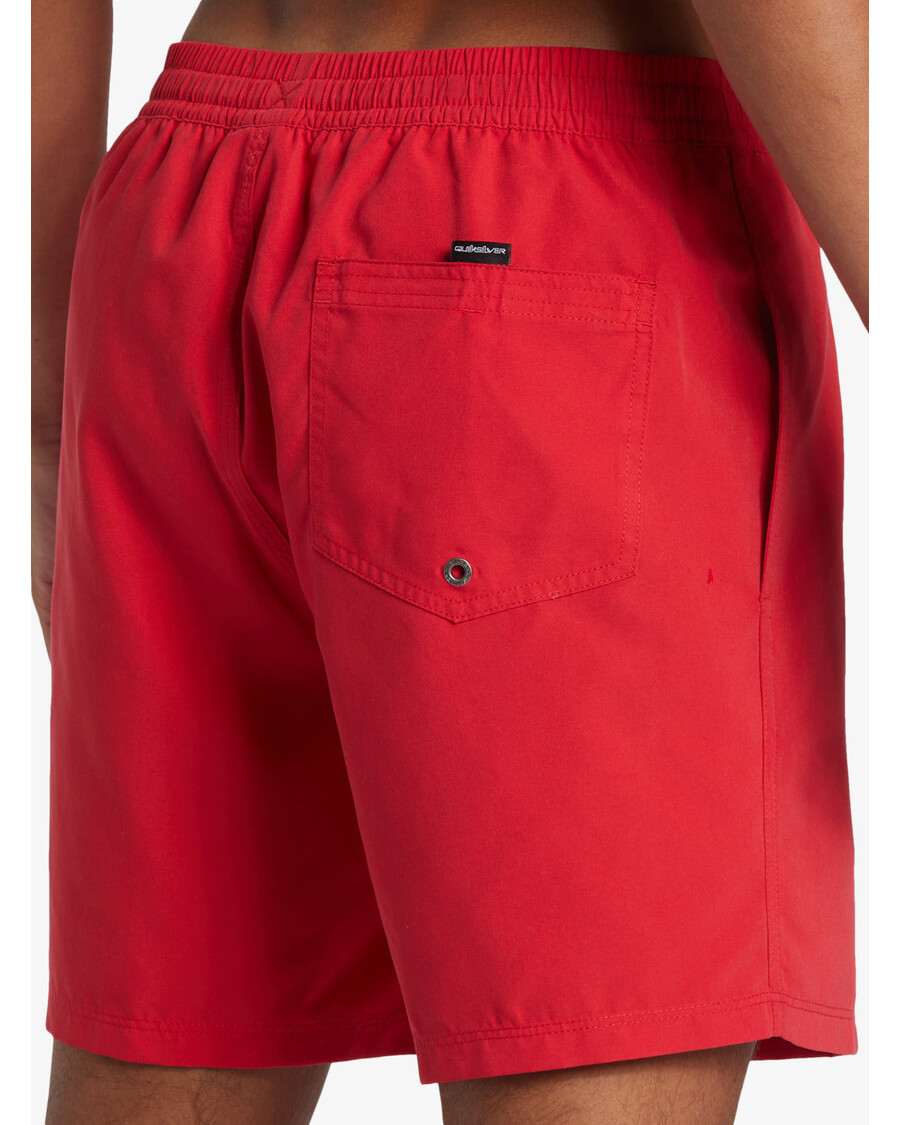 куиксилвер свакодневне чврсте купаће гаће од 17" - црвене боје високог ризика