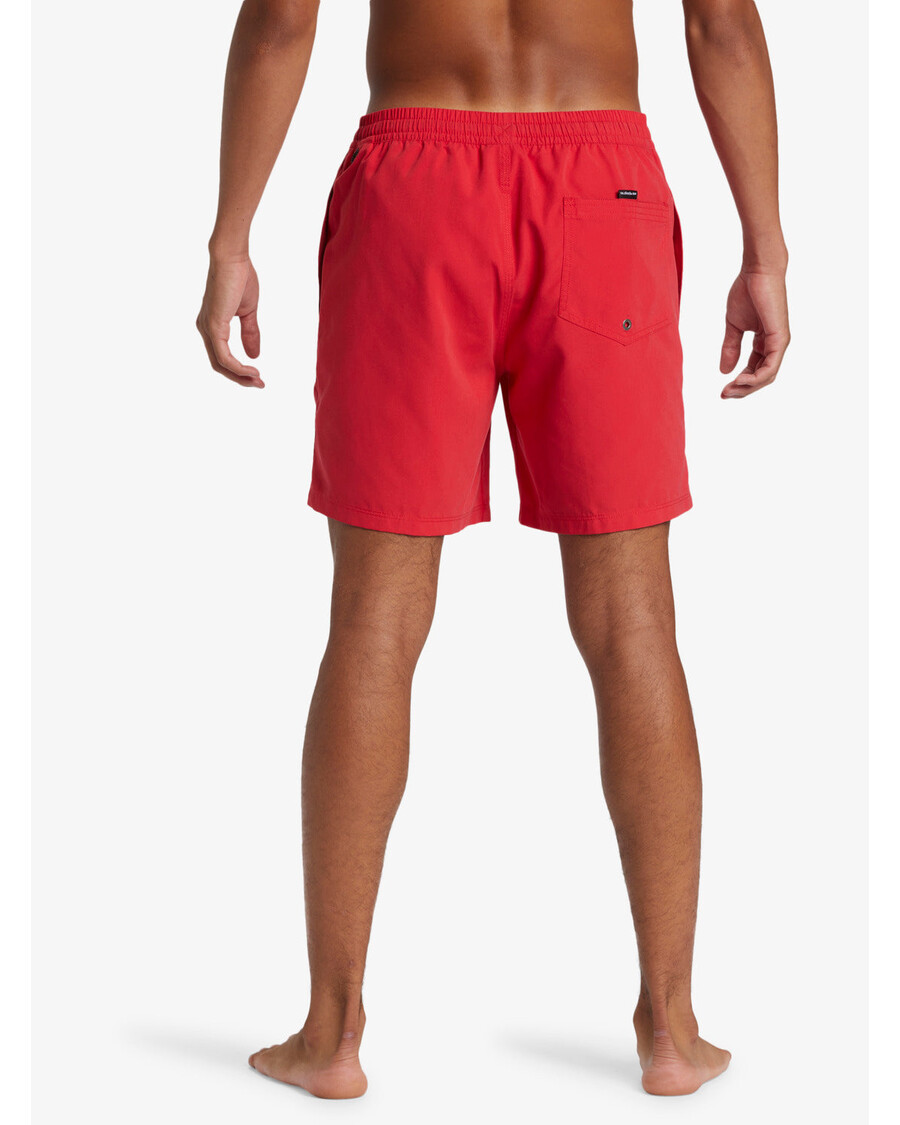 куиксилвер свакодневне чврсте купаће гаће од 17" - црвене боје високог ризика