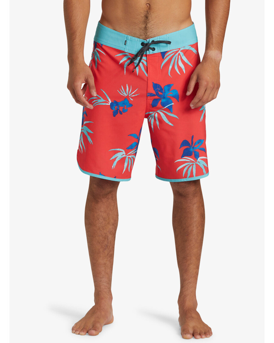 Quiksilver Surfsilk Scallop 19" Boardshort - Cayennepeper