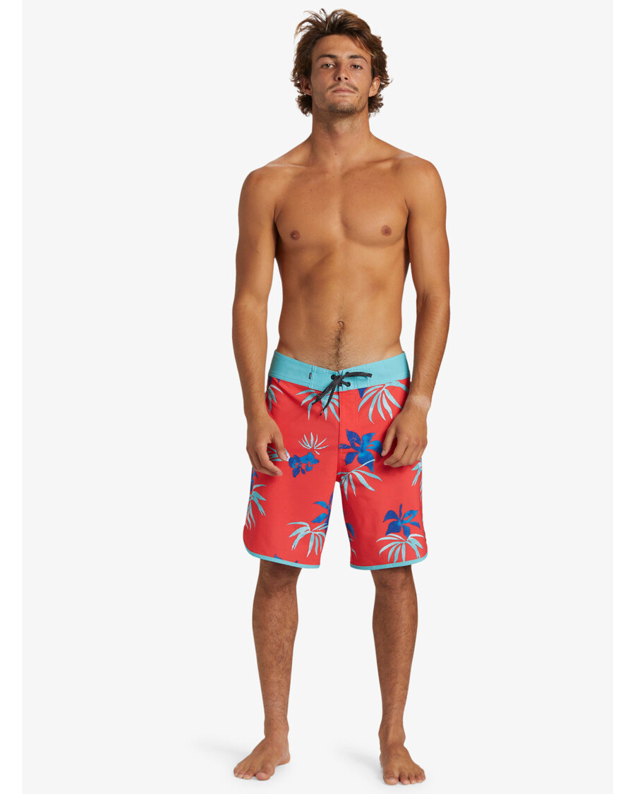 Quiksilver Surfsilk Scallop 19" Boardshort - Cayennepeper