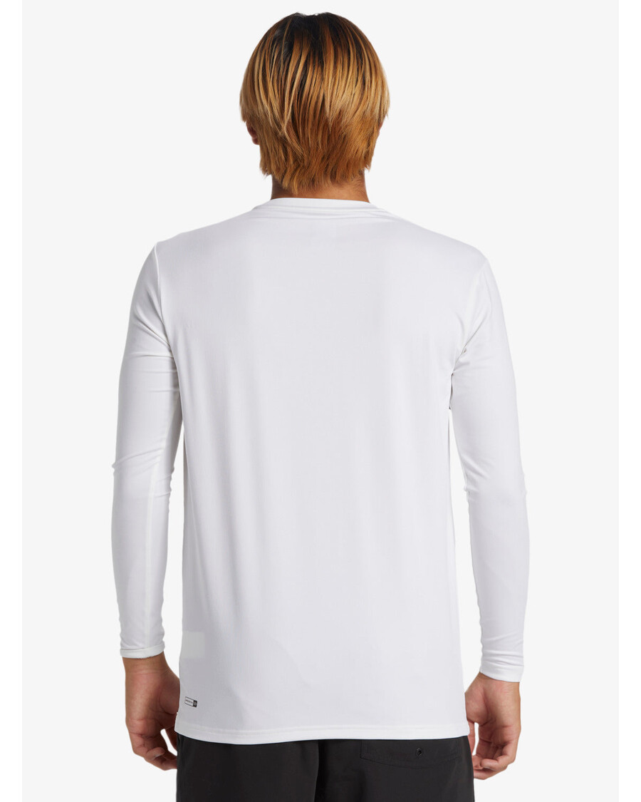 T-shirt Da Surf A Maniche Lunghe Per Tutti I Giorni Di Quiksilver - Bianca/nera