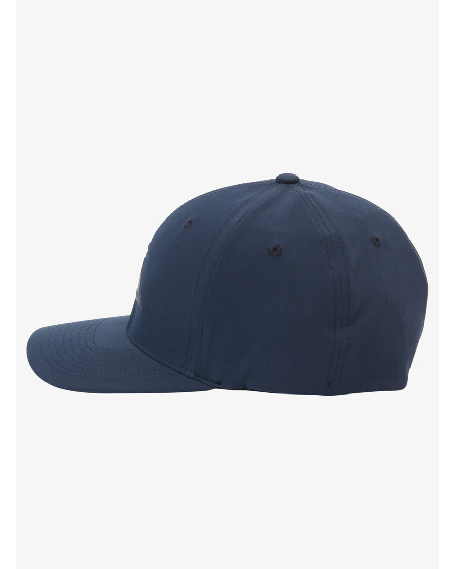 Quik Silver Amped Up Flexifit Hat - Navy Blazer