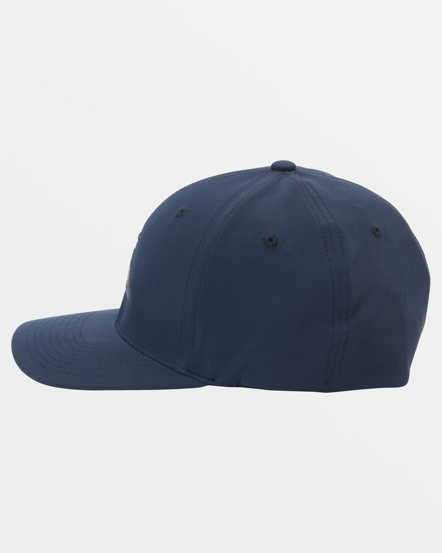Quik Silver Amped Up Flexifit Hat - Navy Blazer