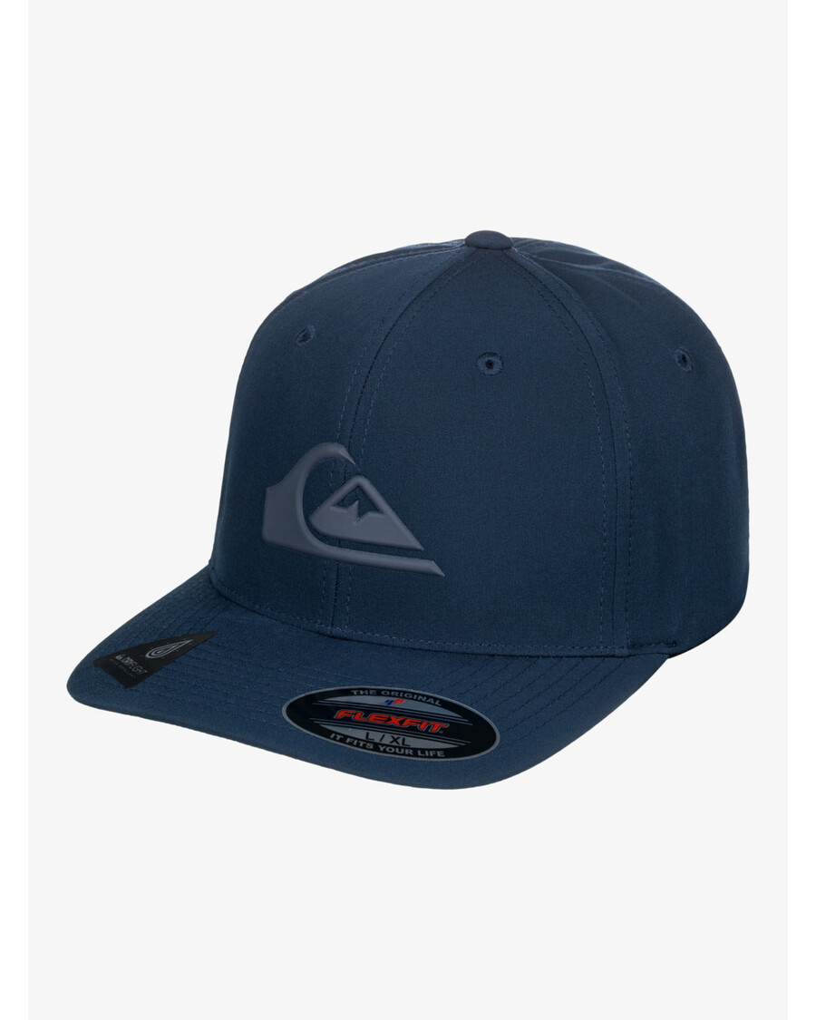 Quik Silver Amped Up Flexifit Hat - Navy Blazer