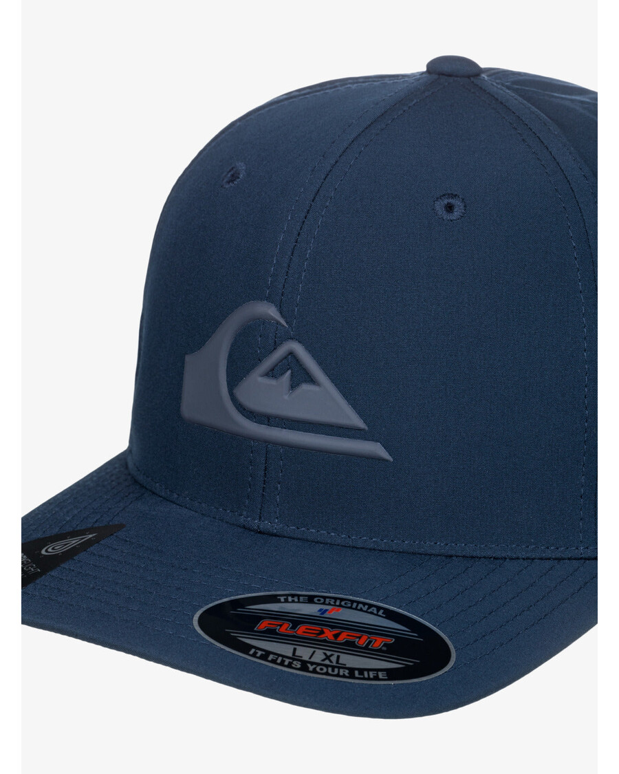 Quik Silver Amped Up Flexifit Hat - Navy Blazer