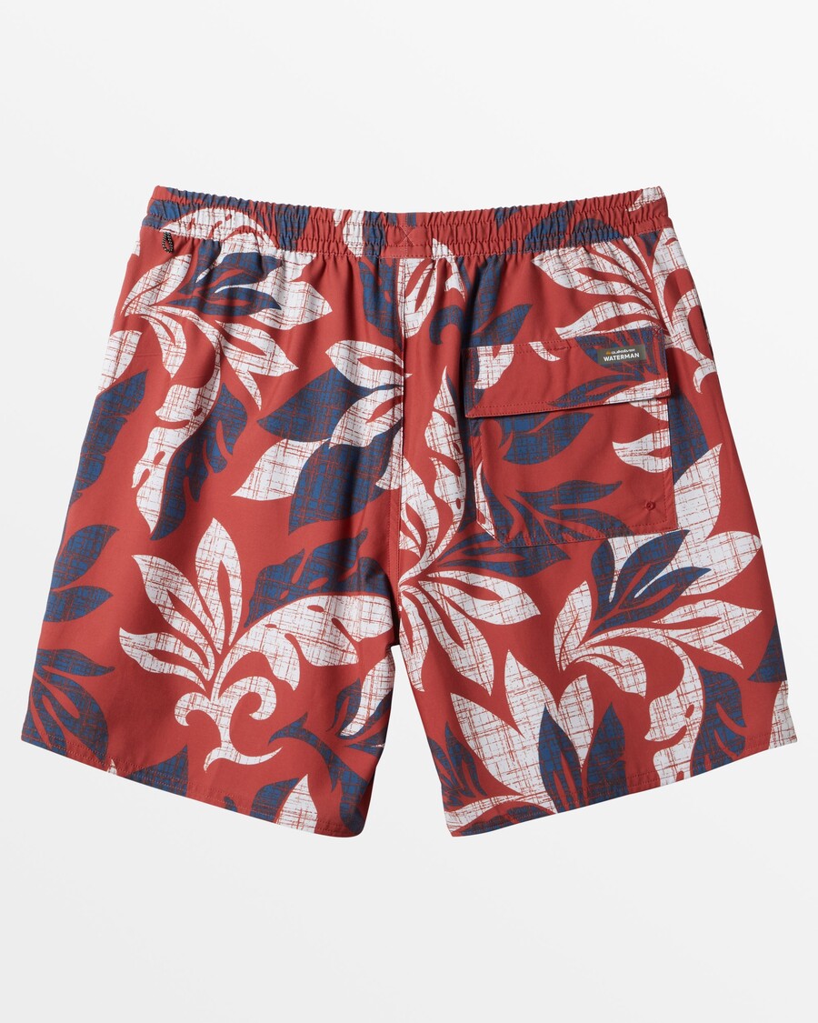 Quiksilver Waterman El Moro 18-дюймовые плавки с эластичной резинкой на поясе - El Moro- Fire