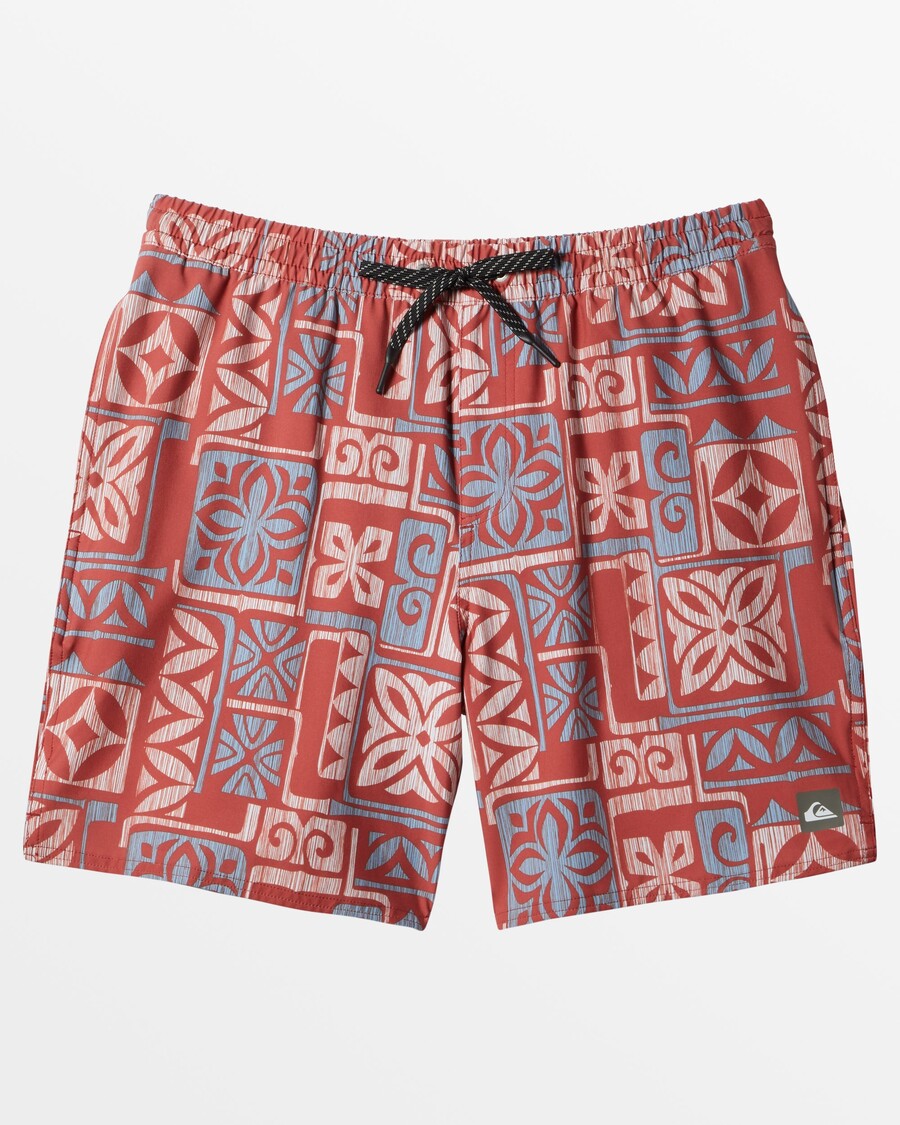 Quiksilver Waterman Tapa Time 18'' Elasztikus Deréktörzsek - Tapa Time- Fire