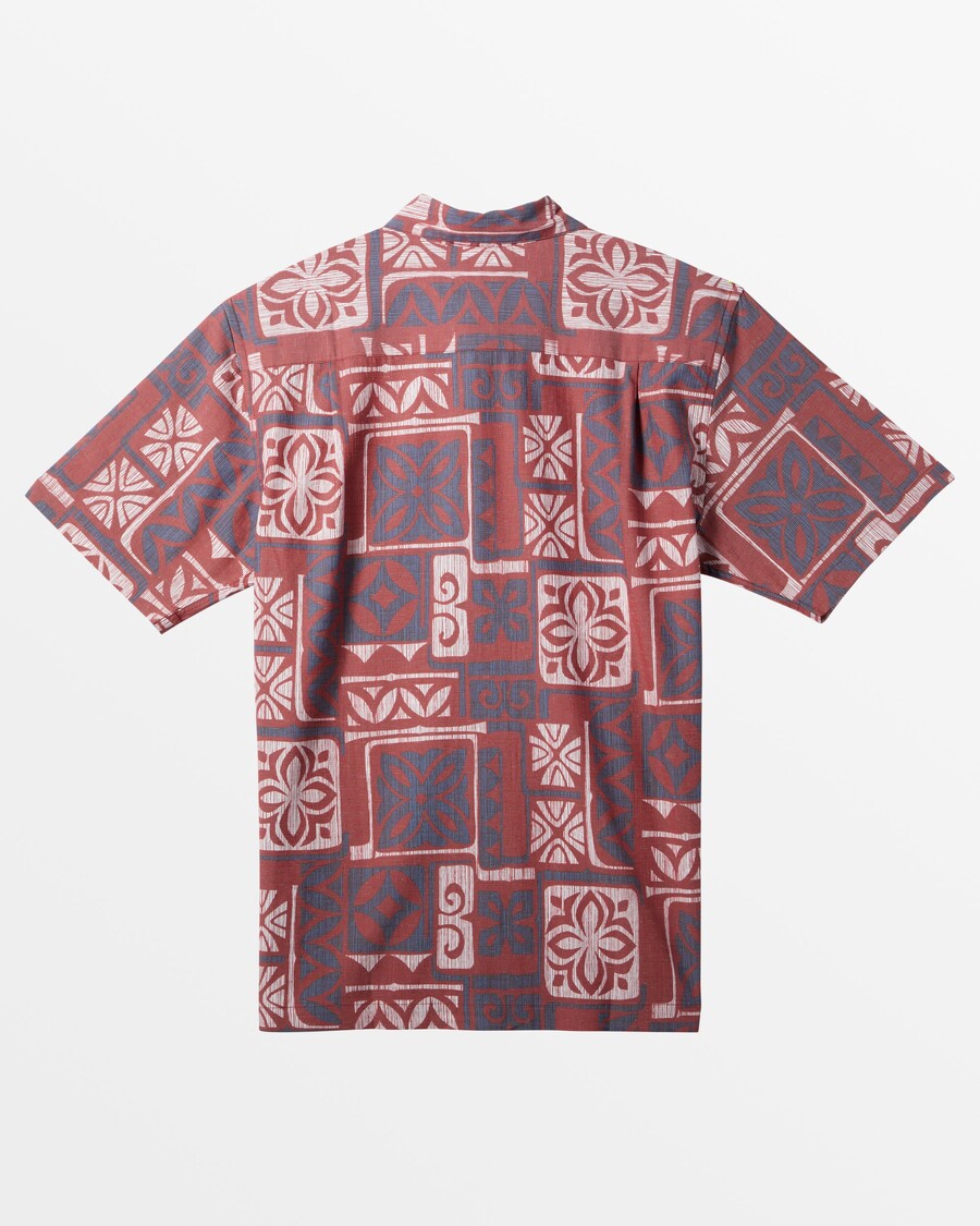 куиксилвер ватерман тапа тиме кошуља кратких рукава - фире тапа тиме вовен