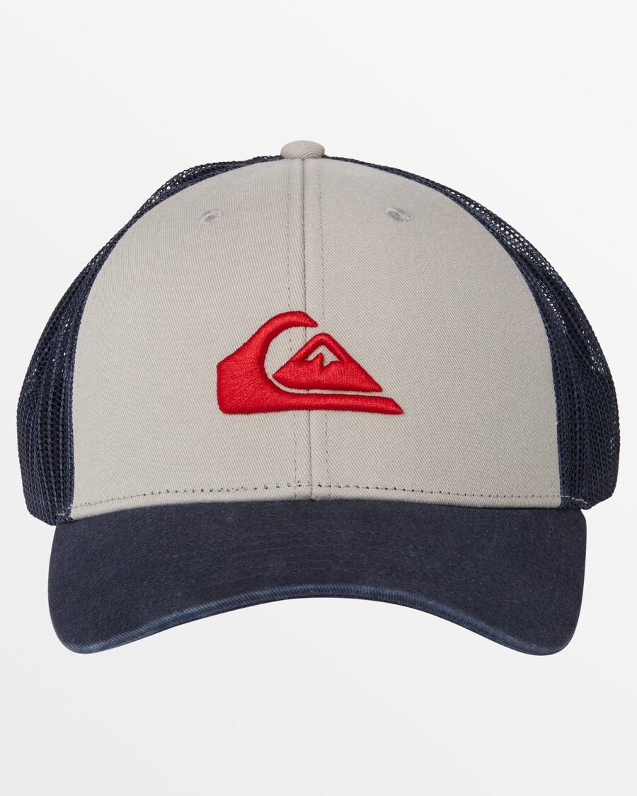 Quik Silver Grounder Trucker Hat - Silver Birch