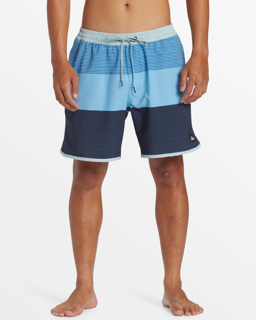 Calção De Banho Quiksilver Surfsilk Tijuana 17" - Azul Do Alasca