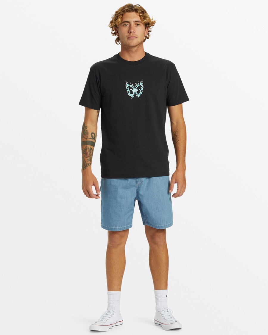 Džínové Kraťasy Quiksilver Taxer -