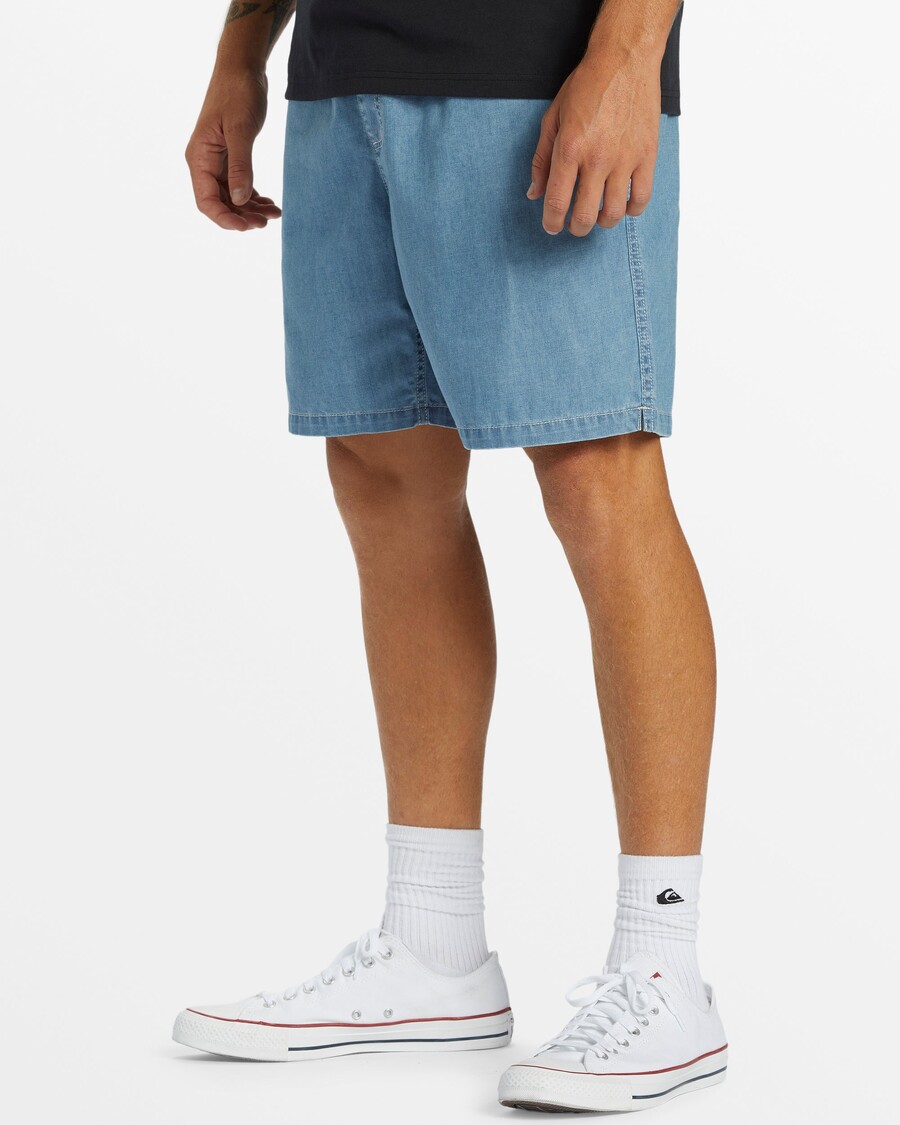 Džínové Kraťasy Quiksilver Taxer -