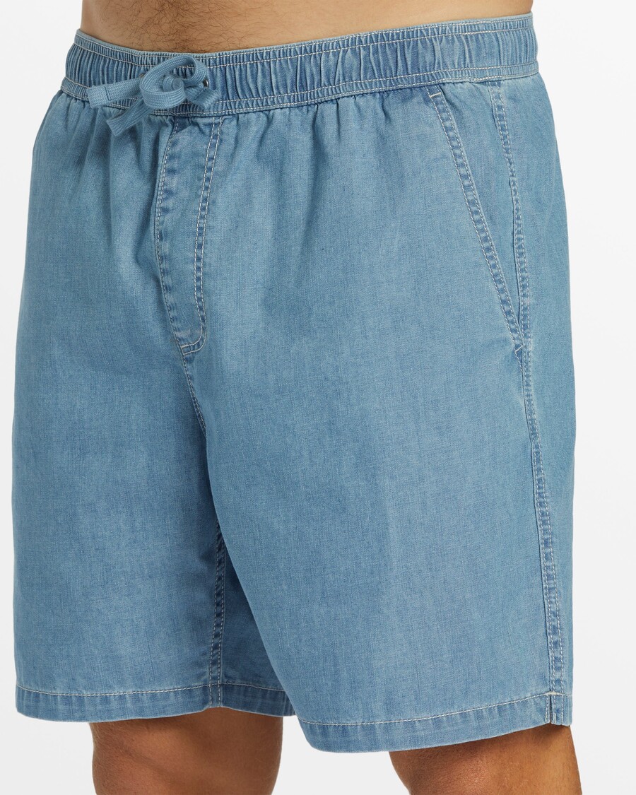 Džínové Kraťasy Quiksilver Taxer -