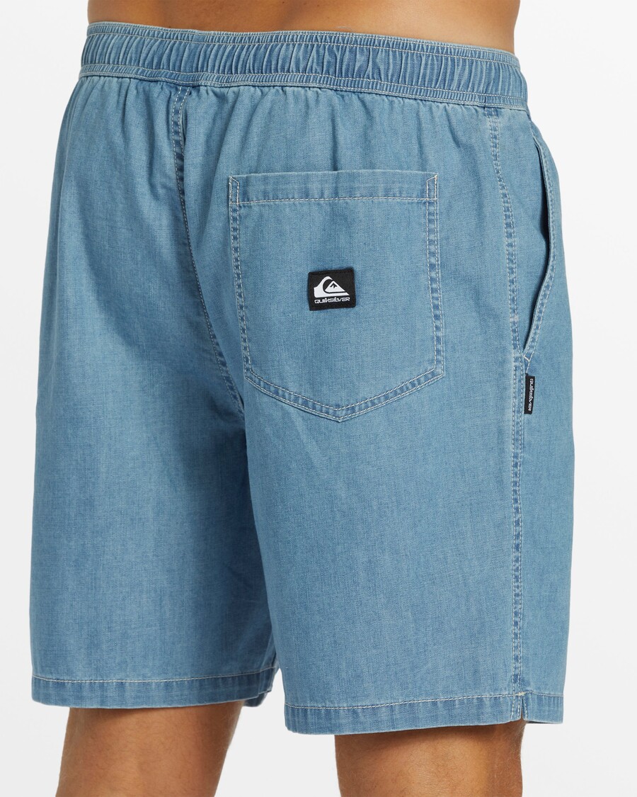 Džínové Kraťasy Quiksilver Taxer -