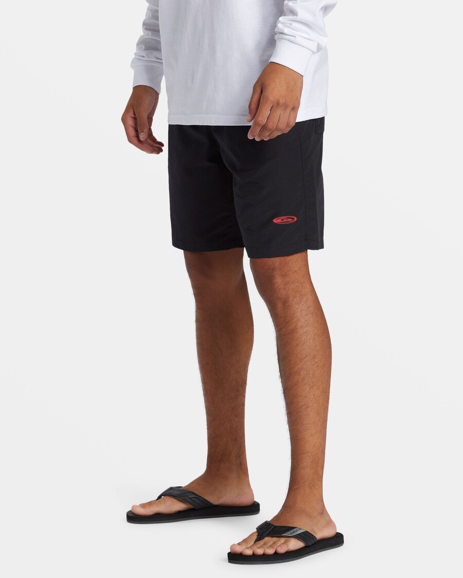 מכנסי Quiksilver Griff Taxer - שחורים