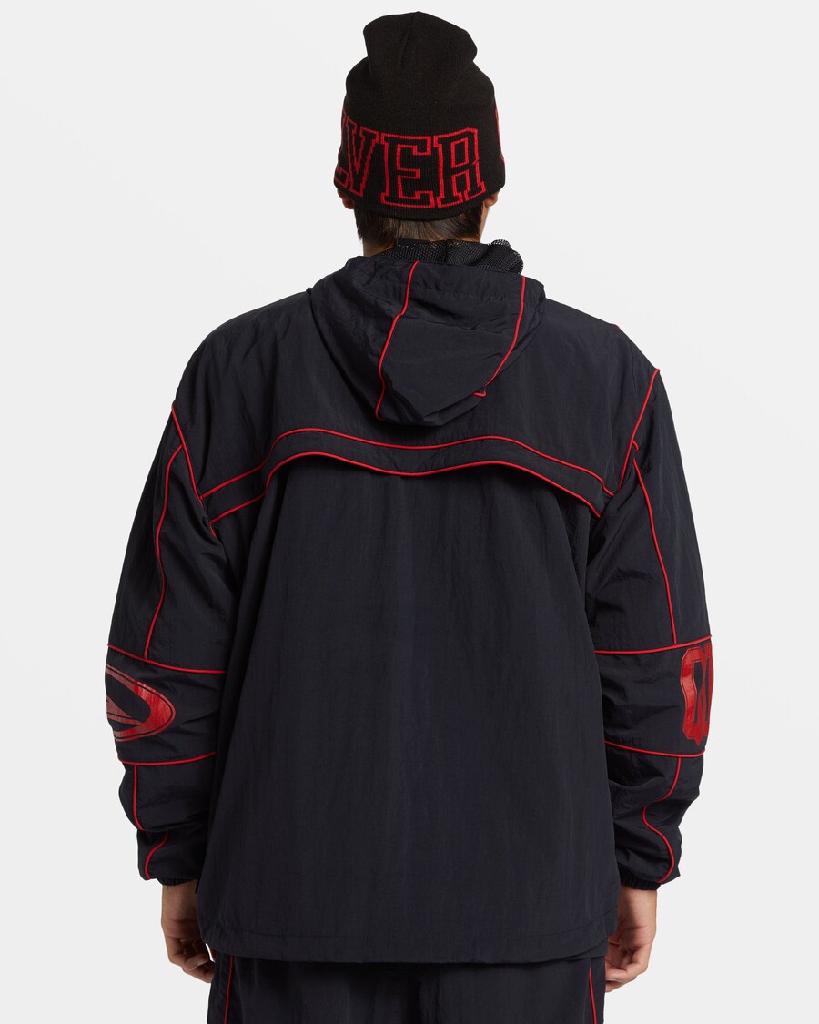 Куртка Quiksilver Griff Surf с полумолнией - черный