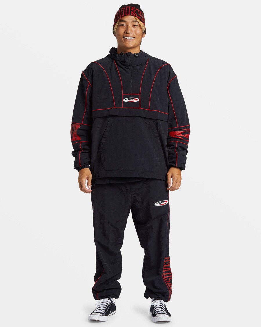 Куртка Quiksilver Griff Surf с полумолнией - черный