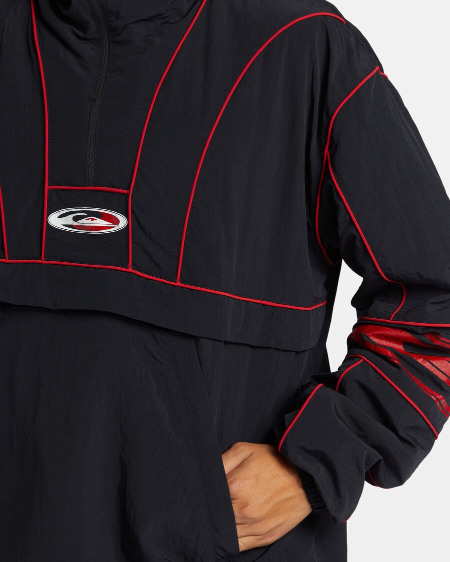 Куртка Quiksilver Griff Surf с полумолнией - черный