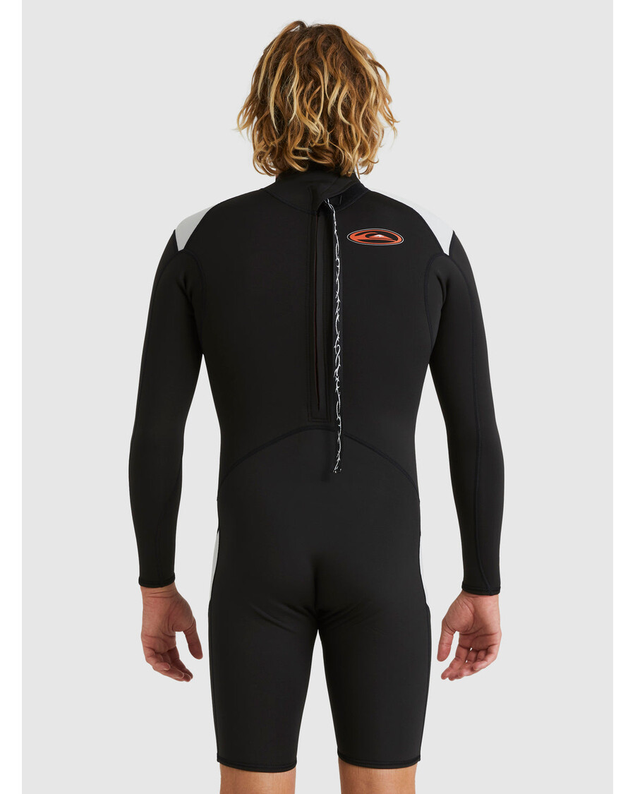 Quicksilver 2/2mm Kapsule Saturn Kombinéza S Dlouhým Rukávem - černá/lunární Rock