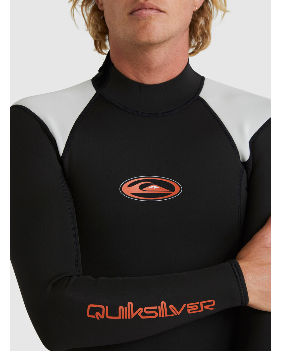 Quicksilver 2/2mm Kapsule Saturn Kombinéza S Dlouhým Rukávem - černá/lunární Rock