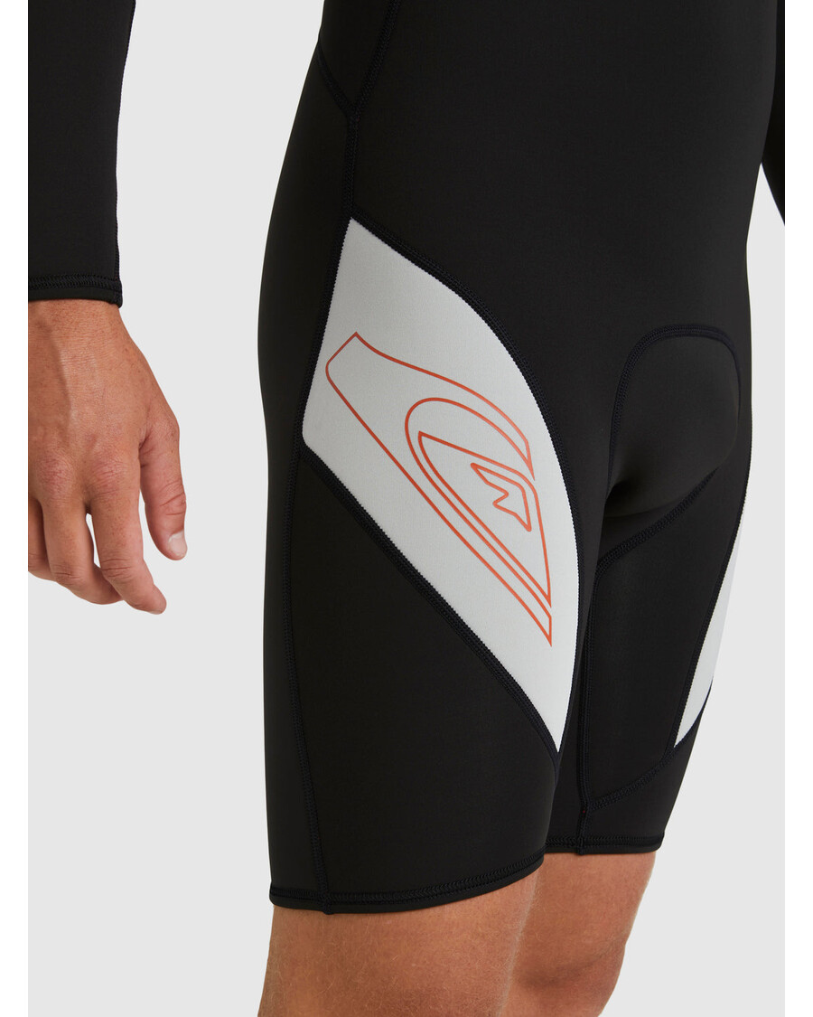 Quicksilver 2/2mm Kapsule Saturn Kombinéza S Dlouhým Rukávem - černá/lunární Rock