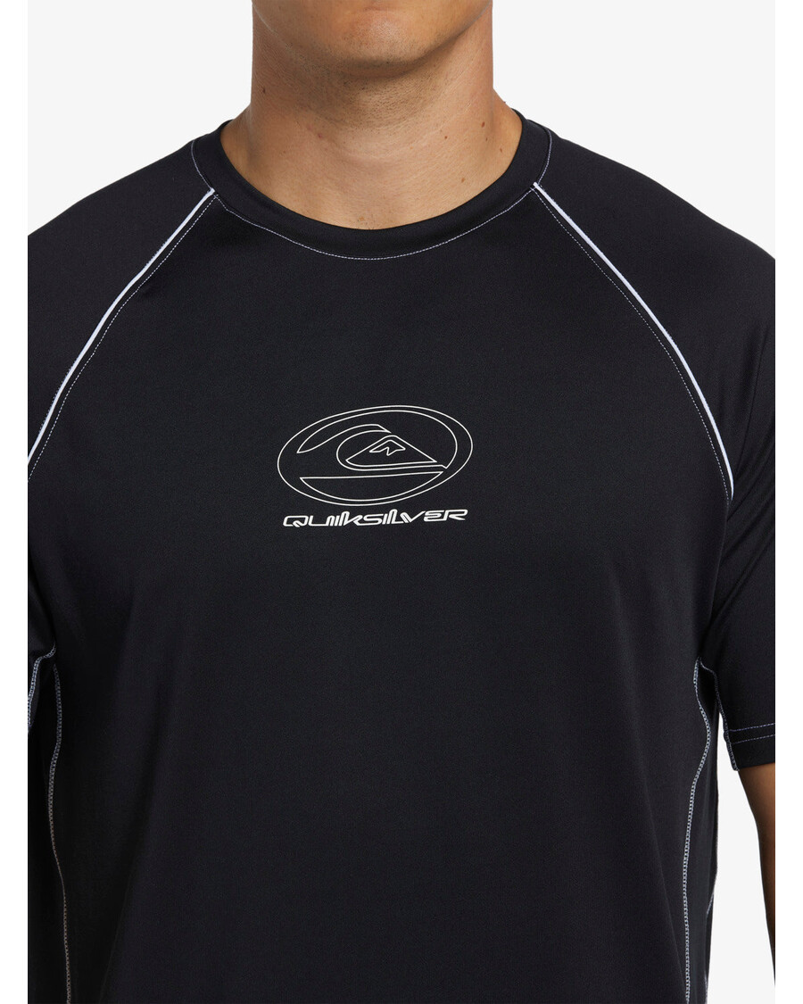 Quik Silver Saturn Surf Tee Short Sleeve Surf Tee - Black