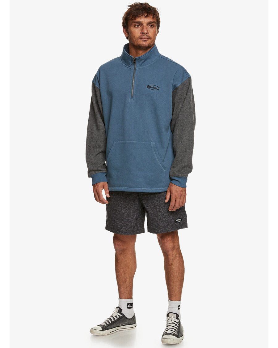 Quiksilver Saturn Taxer 18" Elastické šortky - Asfaltové Kmenové Květinové