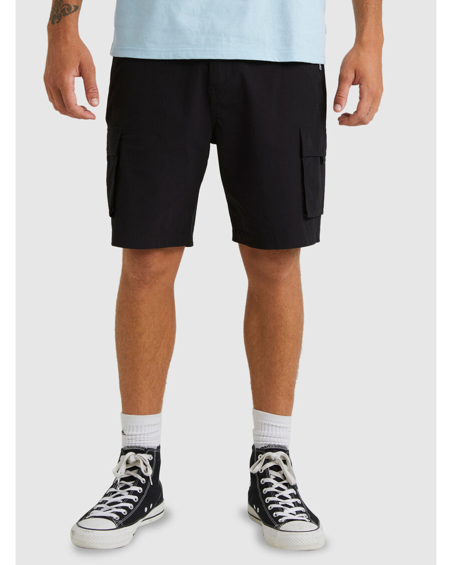 Quik Silver Equalizer 20" Cargo Shorts - Black