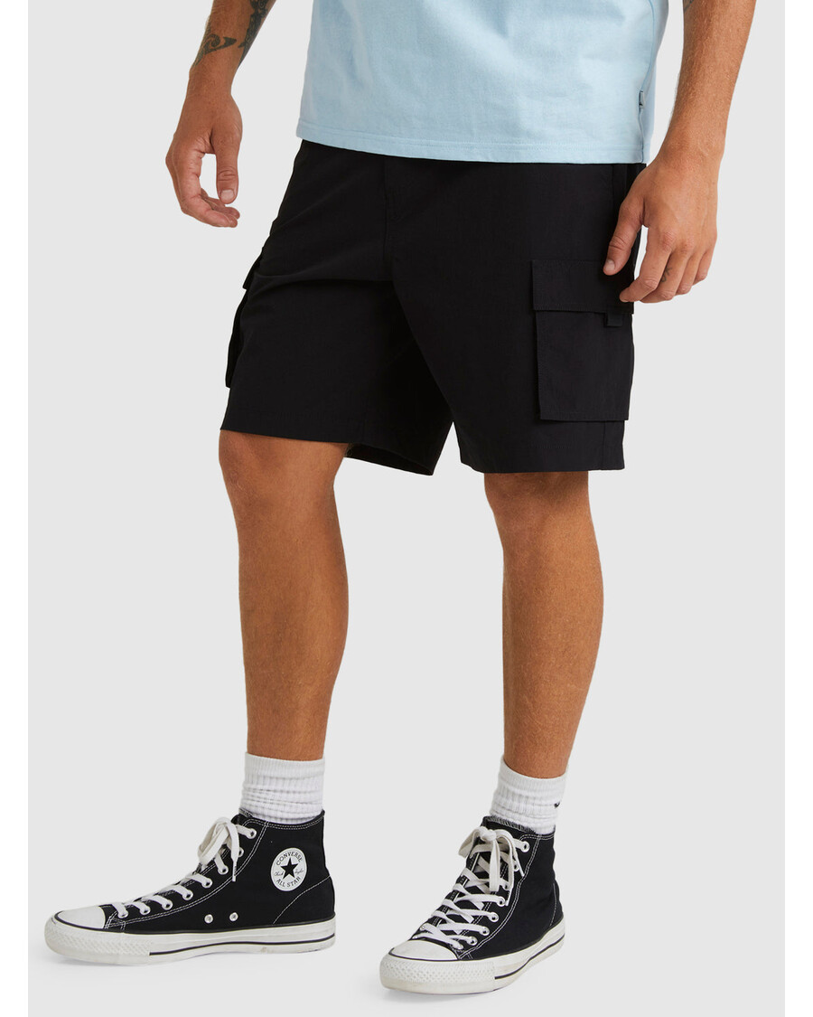 Quik Silver Equalizer 20" Cargo Shorts - Black