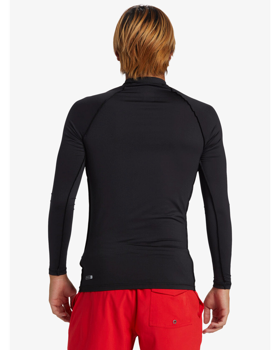 Quik Silver Saturn UPF 50 Long Sleeve Rashguard - Black