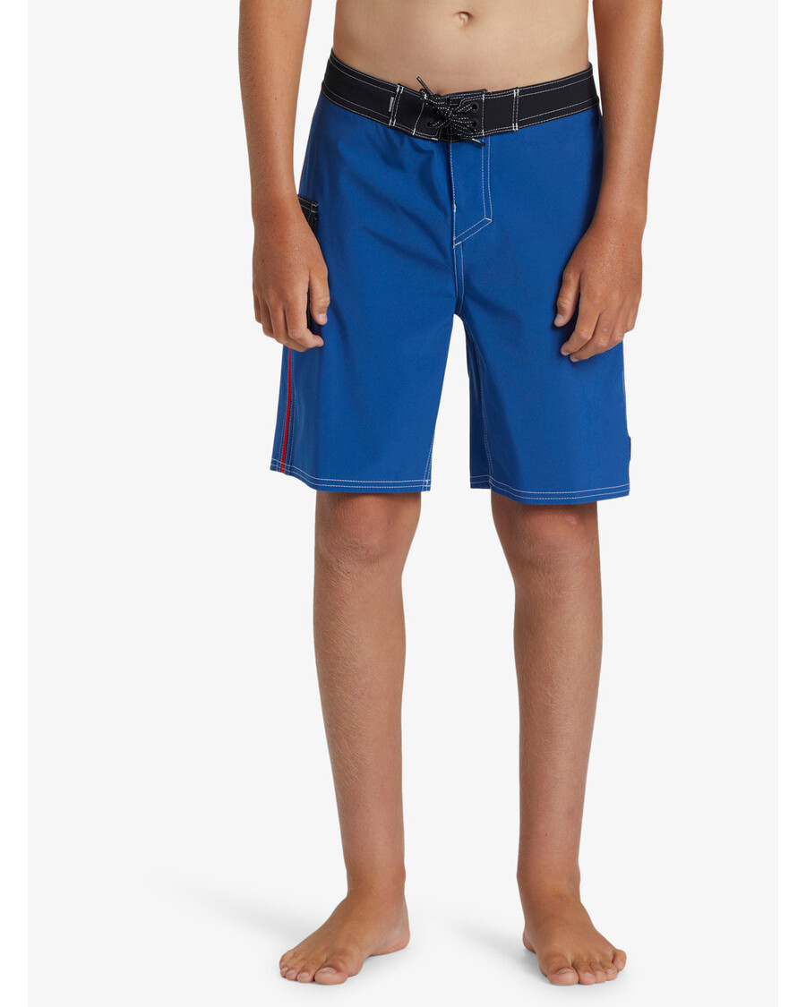 Quik Silver Boys 8-16 Saturn Solid 17" Boardshorts - Monaco Blue