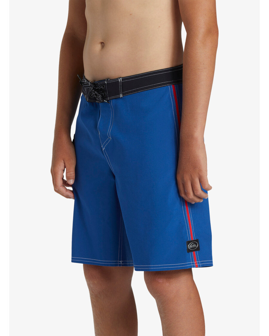 Quik Silver Boys 8-16 Saturn Solid 17" Boardshorts - Monaco Blue