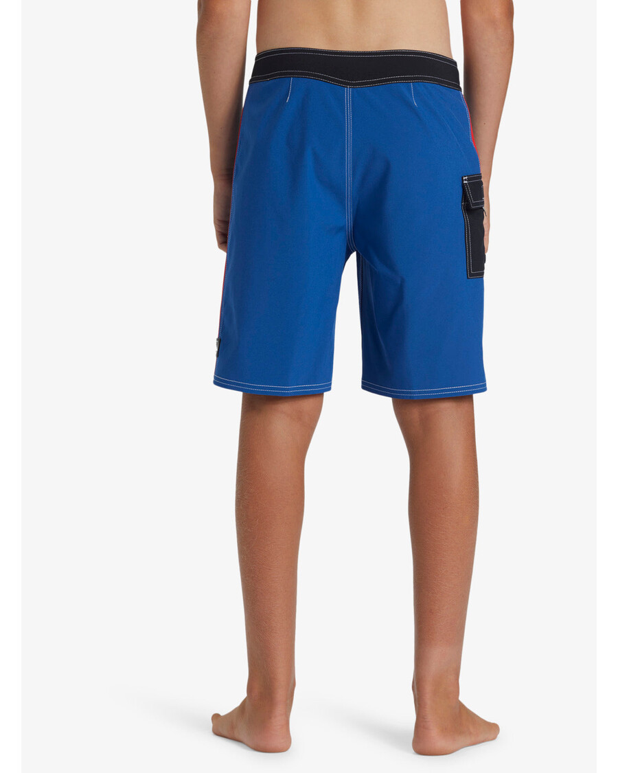 Quik Silver Boys 8-16 Saturn Solid 17" Boardshorts - Monaco Blue