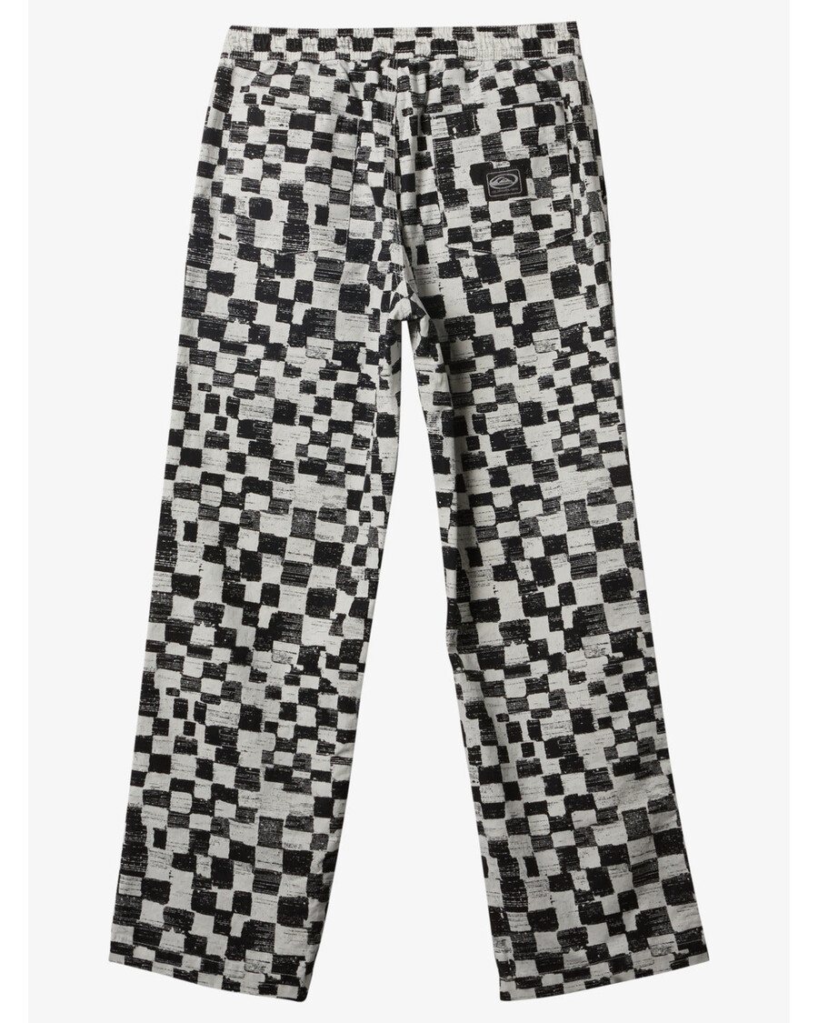 Quik Silver Boys 8-16 Saturn Distort Beach Pant Pantaloni Yout - Black Distort Youth